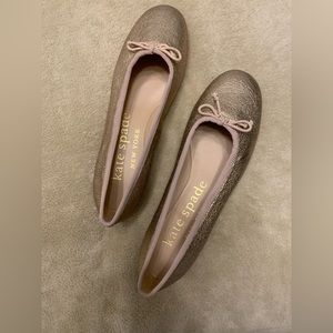Kate Spade Metallic Flats